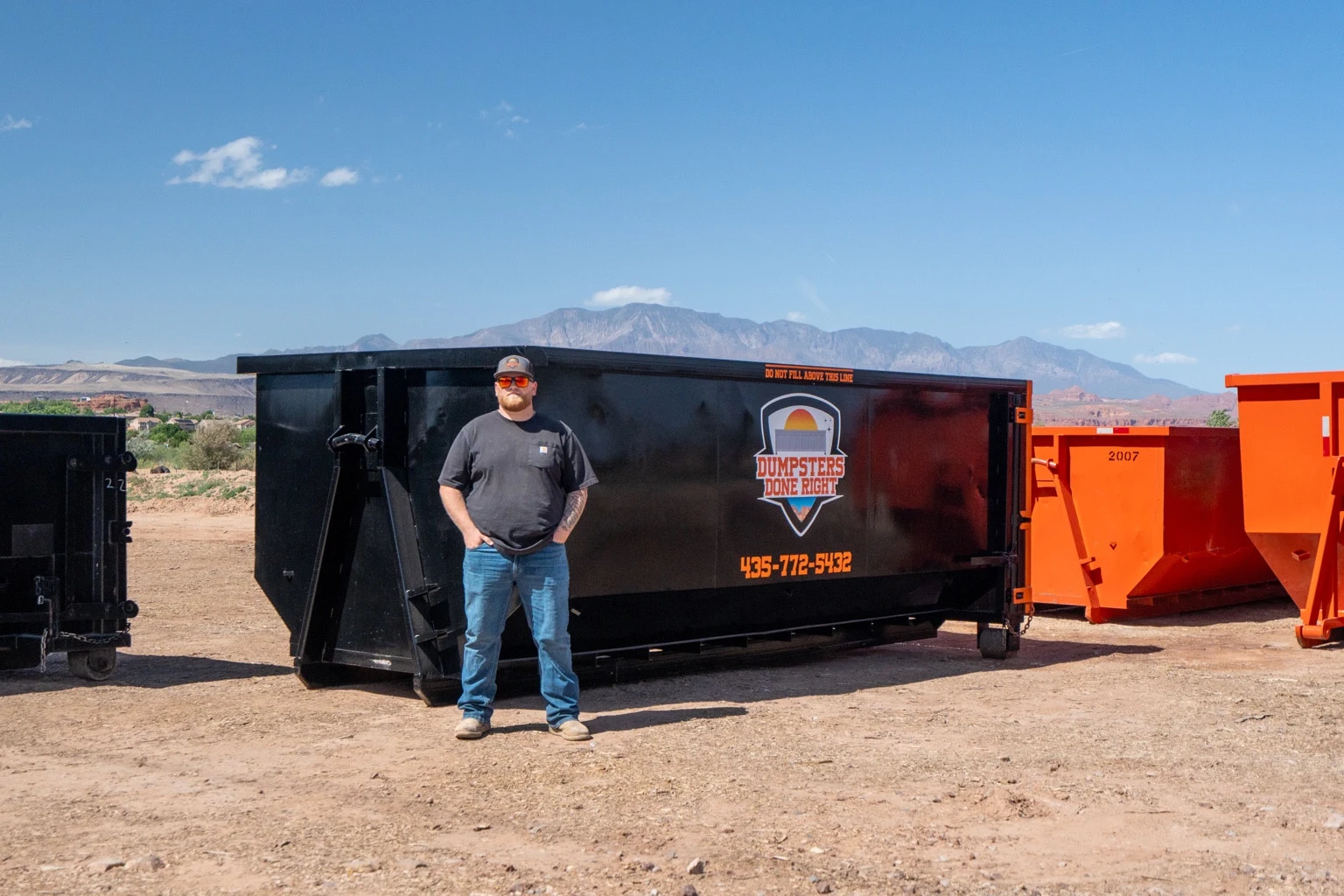 20-yard Dumpsters Done Right roll-off dumpster